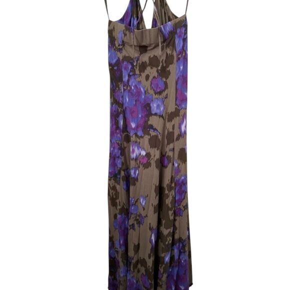 Firetrap Bellamy Maxi Dress in Elegant Color of Purple and Brown Size Medium - Picture 4 of 10
